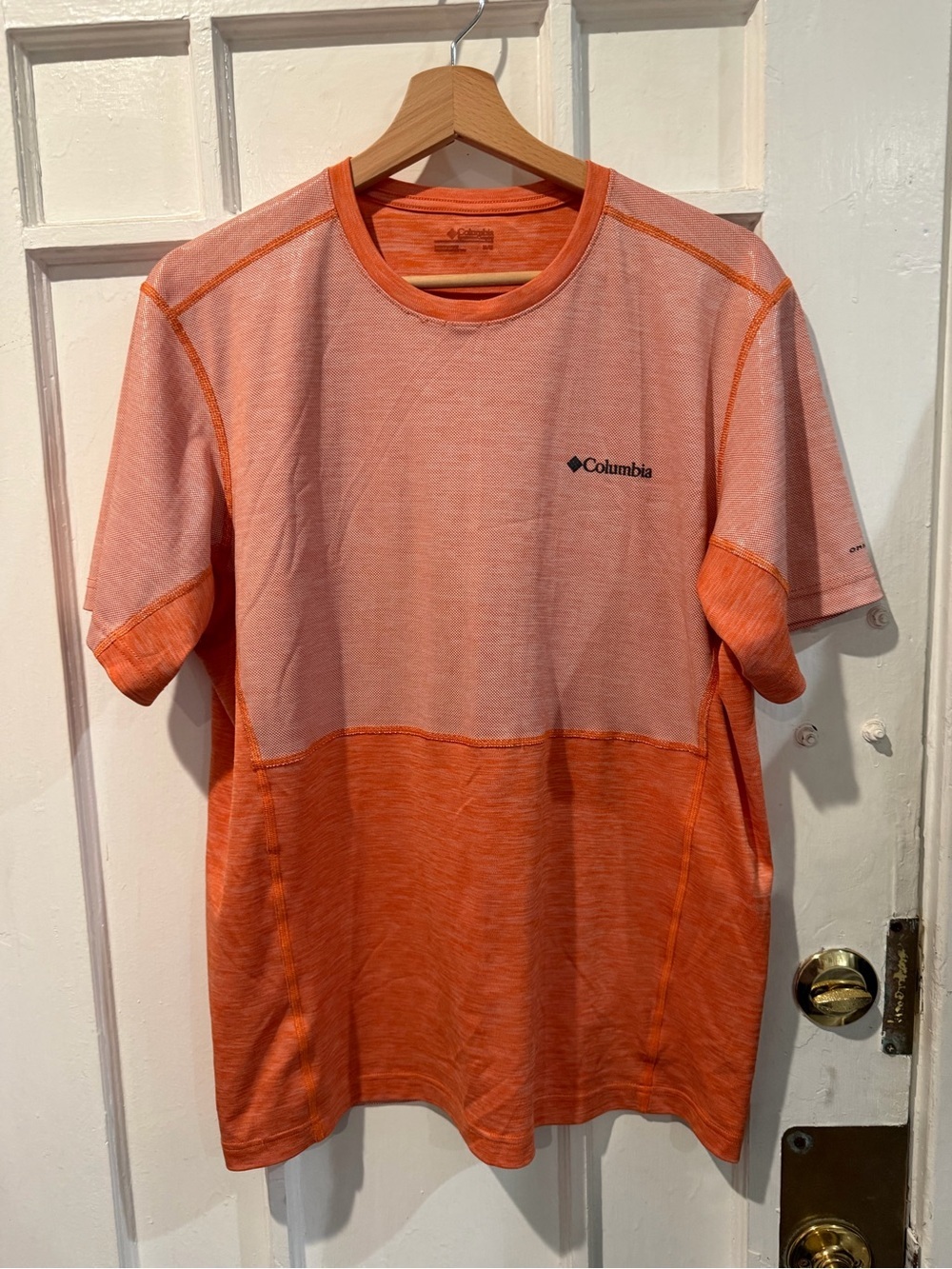 Columbia Men’s Two-Tone Orange Short Sleeve Performance Tee
